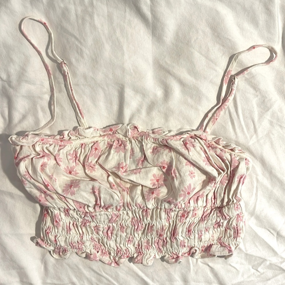 Cottagecore Floral Crop Top